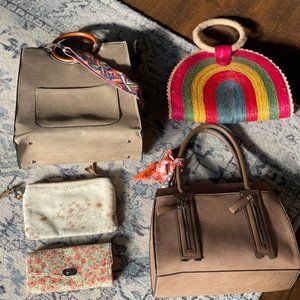 Three Purses and 2 Wallets